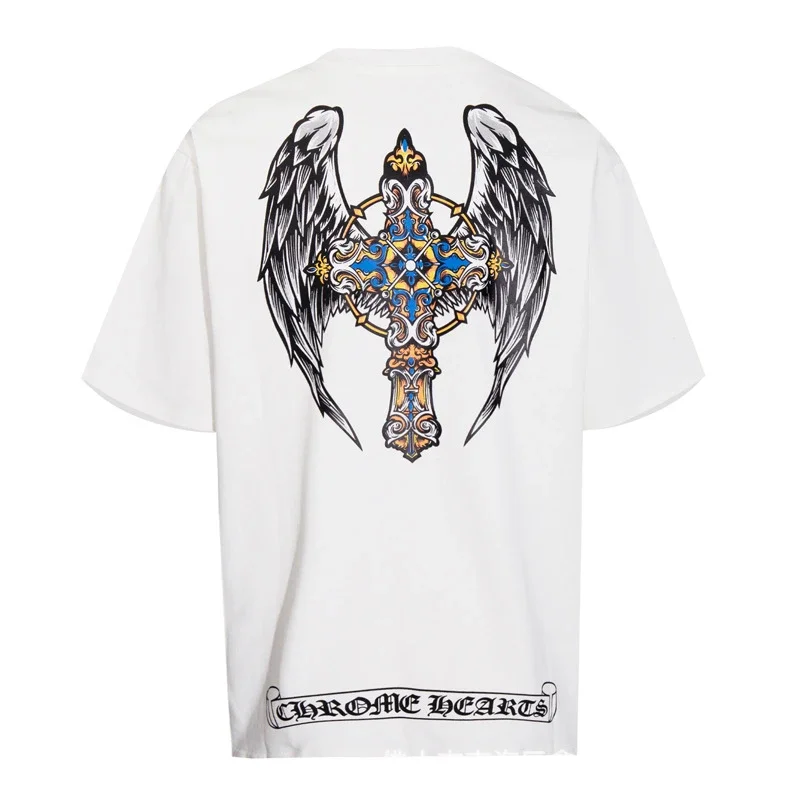 CH summer European and American street hip-hop short-sleeved series for men and women