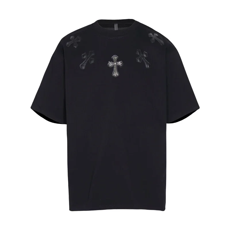 CH summer European and American street hip-hop short-sleeved series for men and women