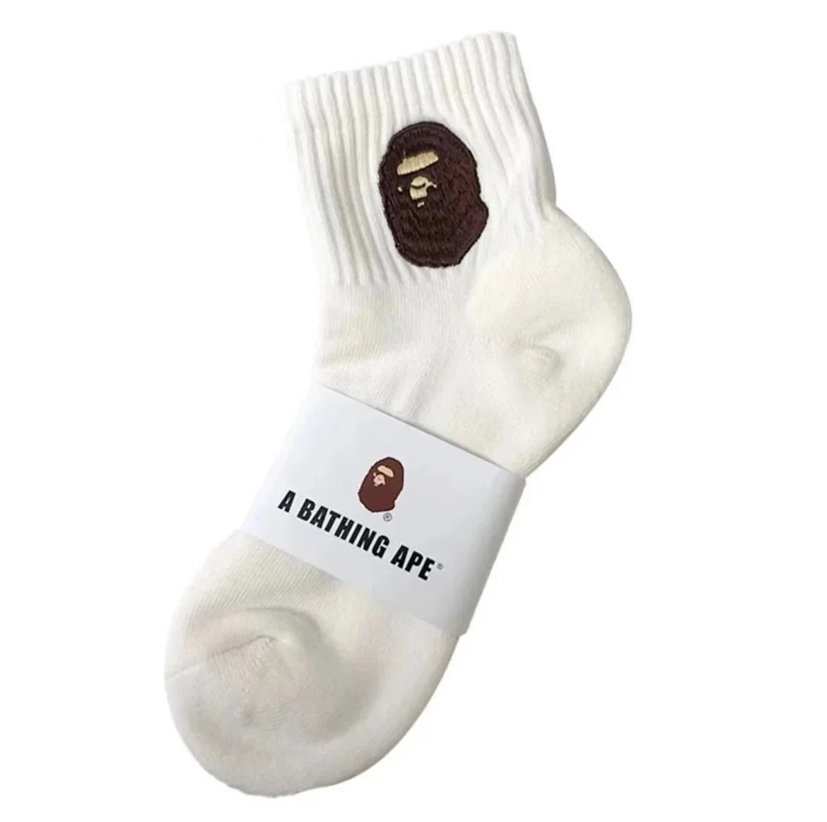 Towel socks Japanese trendy socks high-tube cotton socks sweat-absorbent white socks solid color mid-tube thickened casual socks for men and women