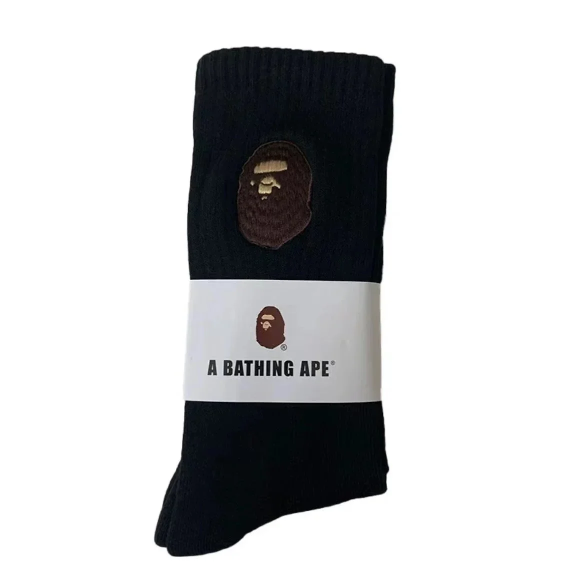 Towel socks Japanese trendy socks high-tube cotton socks sweat-absorbent white socks solid color mid-tube thickened casual socks for men and women