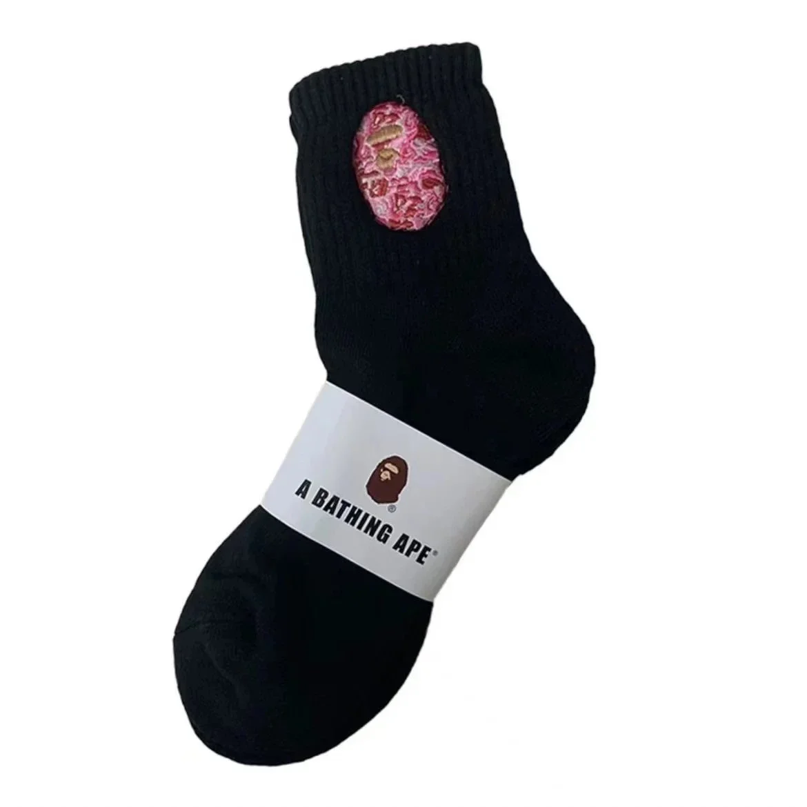 Towel socks Japanese trendy socks high-tube cotton socks sweat-absorbent white socks solid color mid-tube thickened casual socks for men and women