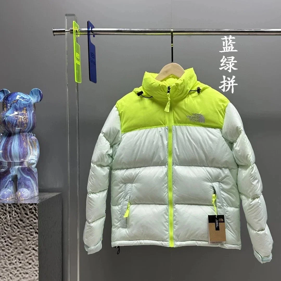 **Version American version 1996 down jacket classic splicing down jacket warm jacket couple style