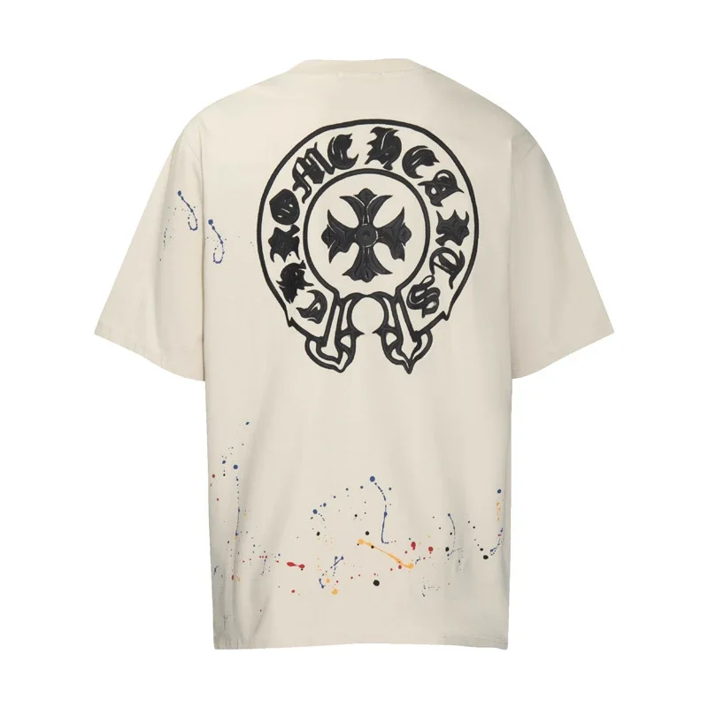 CH summer European and American street hip-hop short-sleeved series for men and women