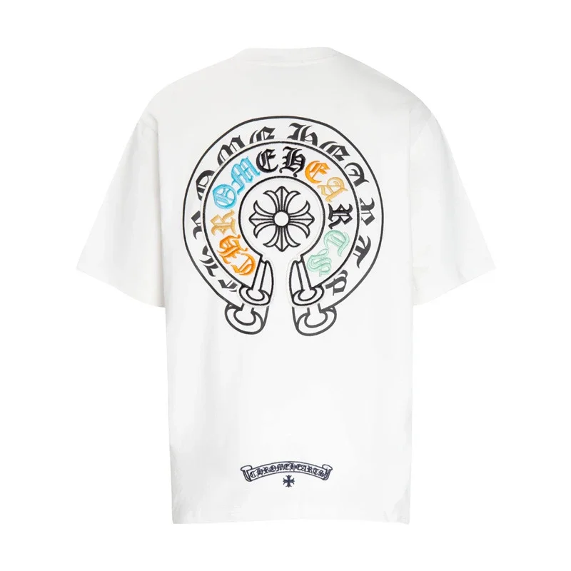 CH summer European and American street hip-hop short-sleeved series for men and women