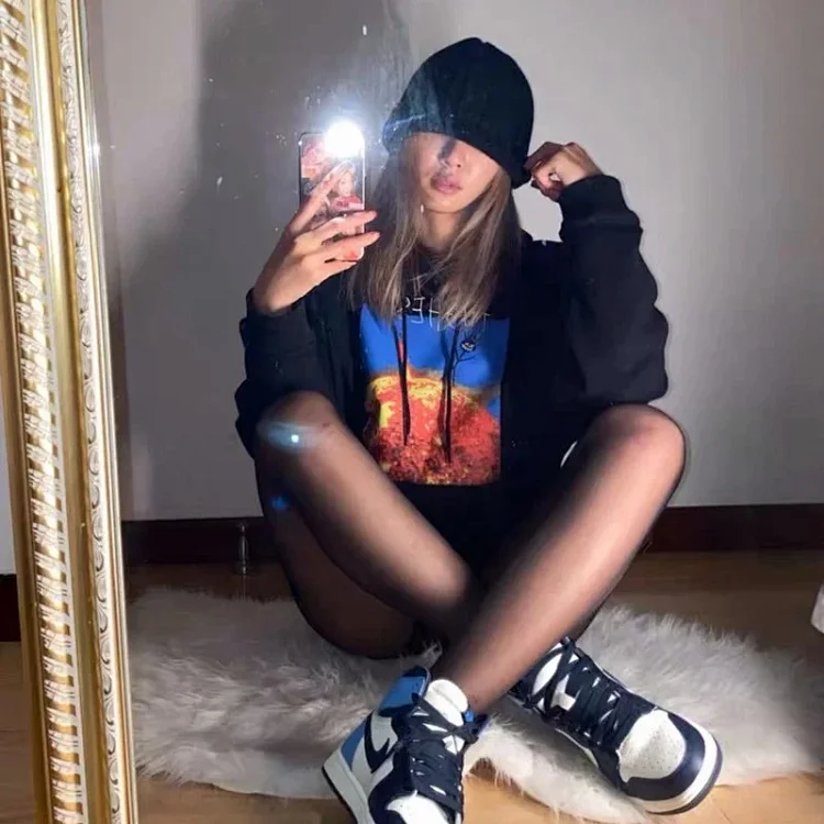 European and American trendy brand Travis Scott Sun Stickman Foamed Velvet Hoodie Sweatshirt Mens and Womens Jacket(pic4) European and American trendy brand Travis Scott Sun Stickman Foamed Velvet Hoodie Sweatshirt Men's and Women's Jacket