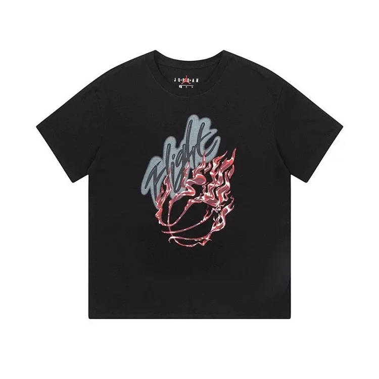 Heavyweight Travis Scott Cactus jack flame print rhinestone round neck pullover short-sleeved T-shirt tee(pic7) Heavyweight Travis Scott Cactus jack flame print rhinestone round neck pullover short-sleeved T-shirt tee