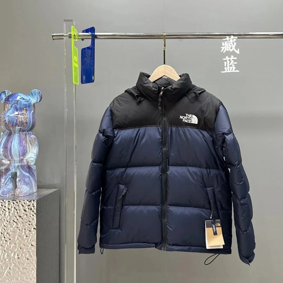 **Version American version 1996 down jacket classic splicing down jacket warm jacket couple style