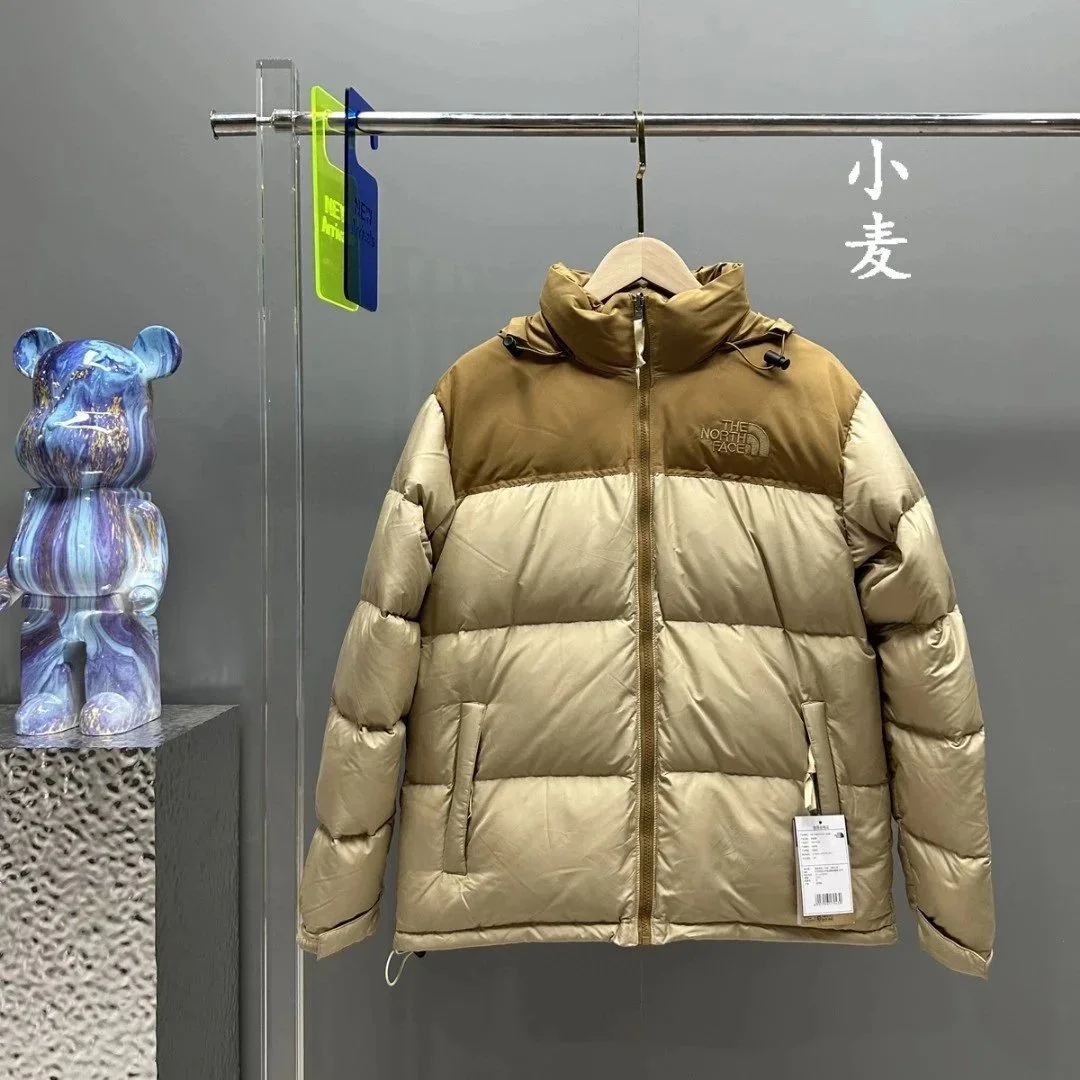 **Version American version 1996 down jacket classic splicing down jacket warm jacket couple style
