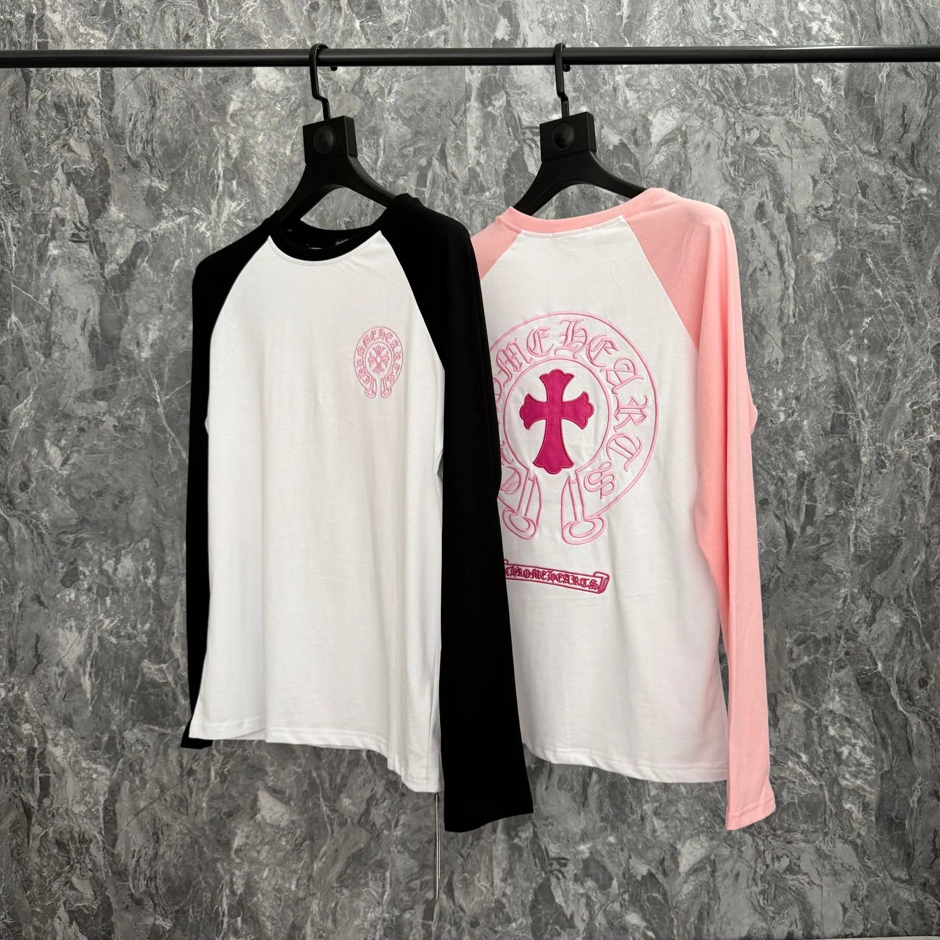 Chrome Hearts Long Sleeve Tee Multicolor Streetwear Tops - 31