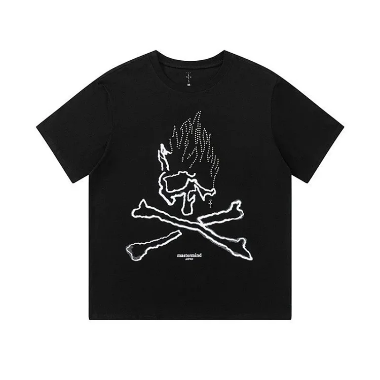 Travis Scott Cactus Jack X mastermind JAPAN skull graphic short-sleeved T-shirt(pic6) Travis Scott Cactus Jack X mastermind JAPAN skull graphic short-sleeved T-shirt