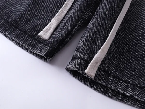 Design Utility Denim Shorts Blue - 13