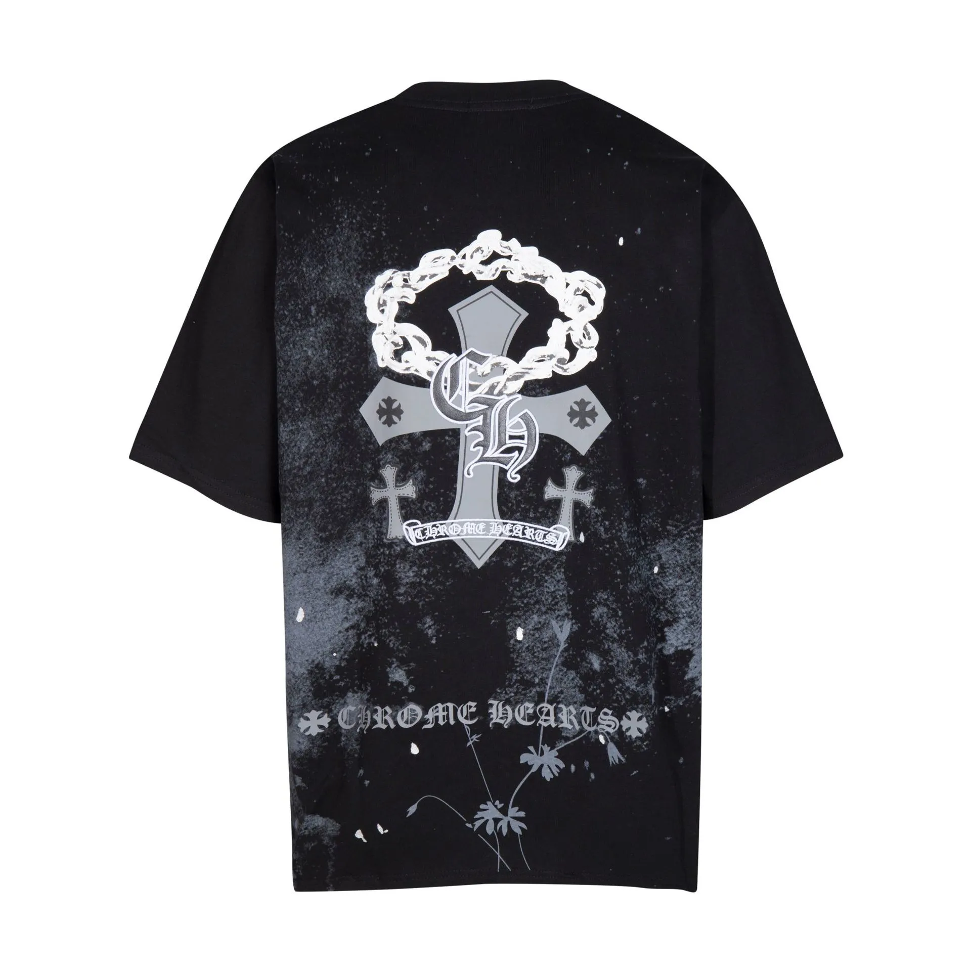 CH summer European and American street hip-hop short-sleeved series for men and women