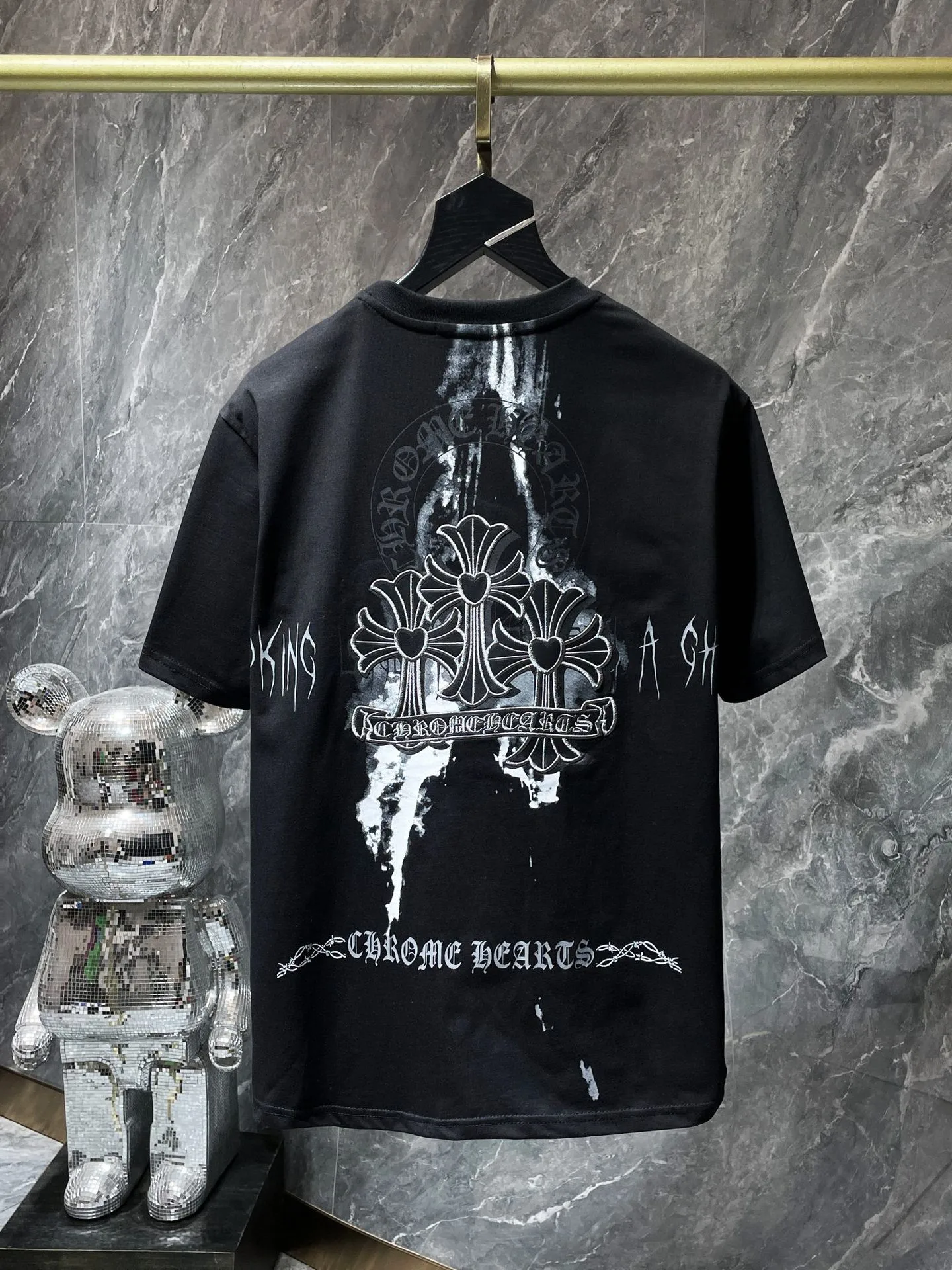 CH summer European and American street hip-hop short-sleeved series for men and women