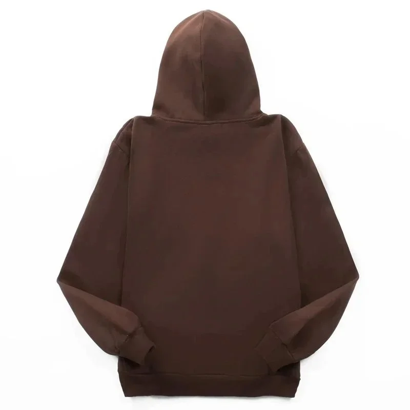 Retro distressed unisex hooded sweatshirt