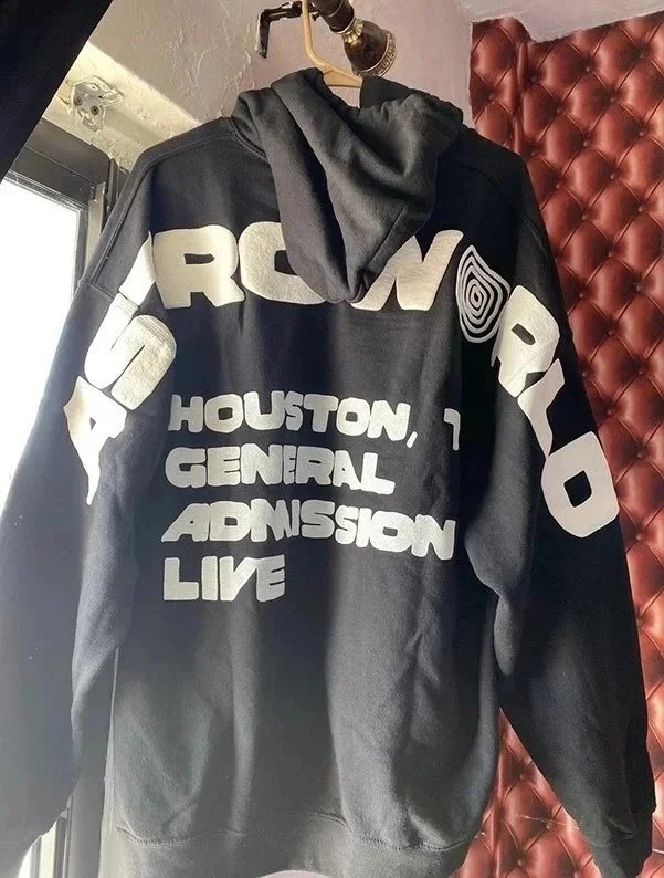 Ink foam printed hoodie plus size sweatshirt