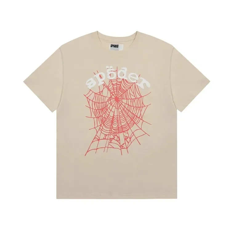 Spider web print summer loose and trendy short-sleeved T-shirt for men and women couples(pic23) Spider web print summer loose and trendy short-sleeved T-shirt for men and women couples