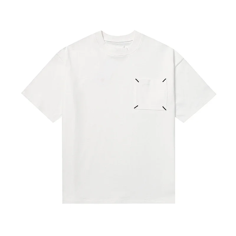 MM6 digital pattern round neck men's and women's trendy short-sleeved T-shirt series