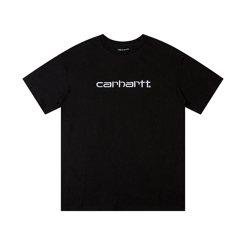 Kaha letter short-sleeved T-shirt for men and women
