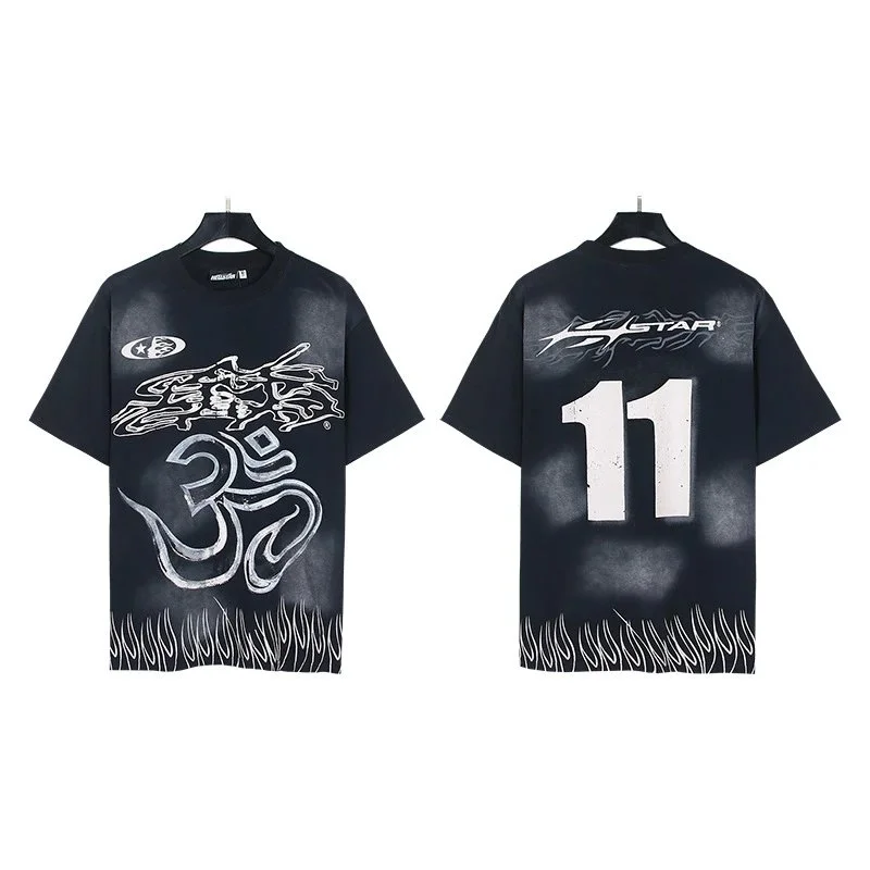 Printed casual loose couple short-sleeved shorts set product image