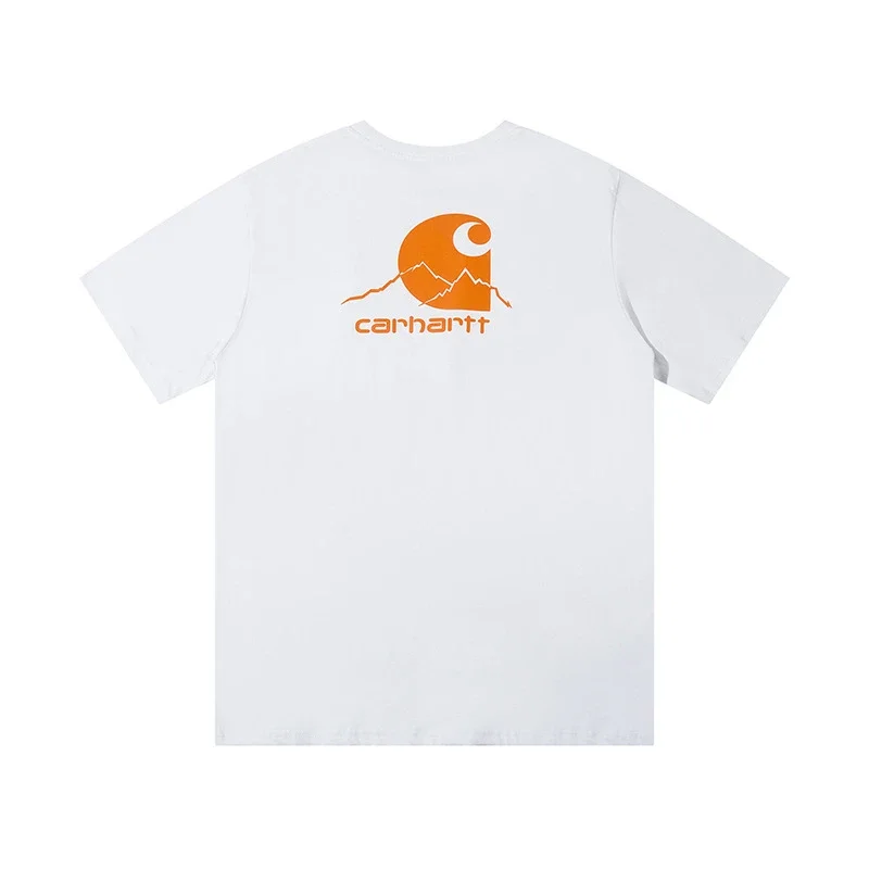 Kaha letter short-sleeved T-shirt for men and women