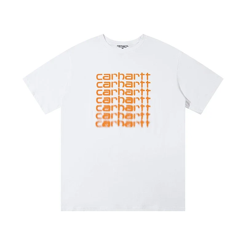 Kaha letter short-sleeved T-shirt for men and women
