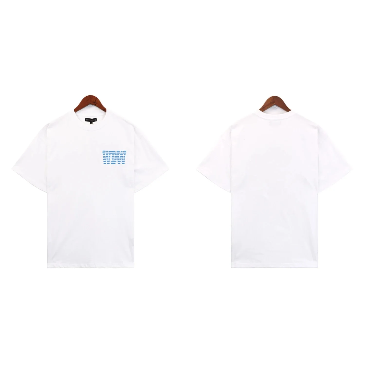 Washed printed loose men's short-sleeved t-shirt American top product image