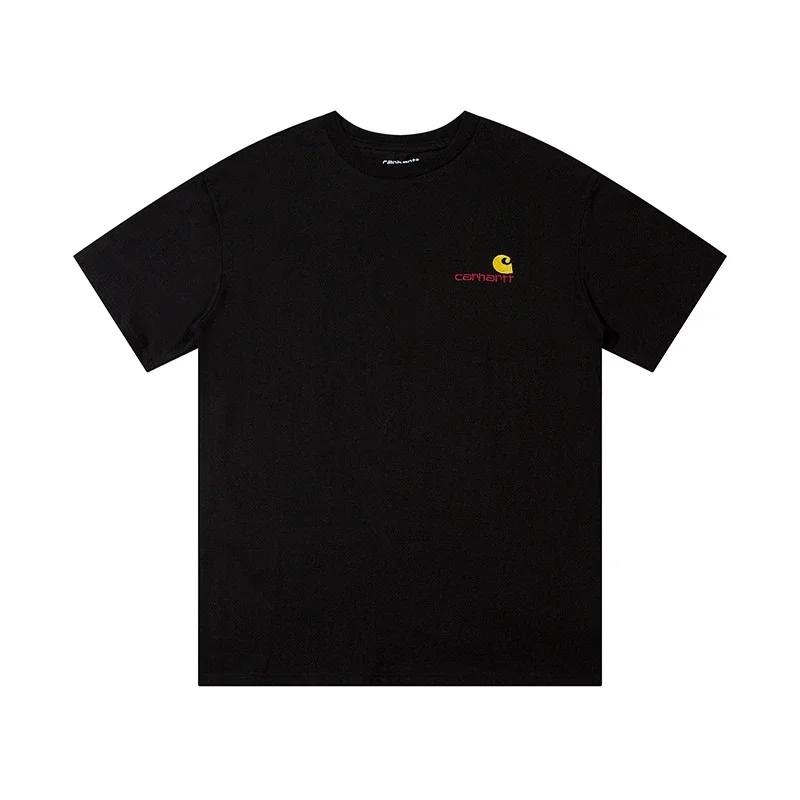 Kaha letter short-sleeved T-shirt for men and women
