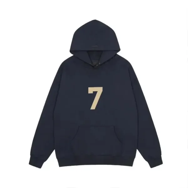 Off-White Number 7 Hoodie Navy - 1