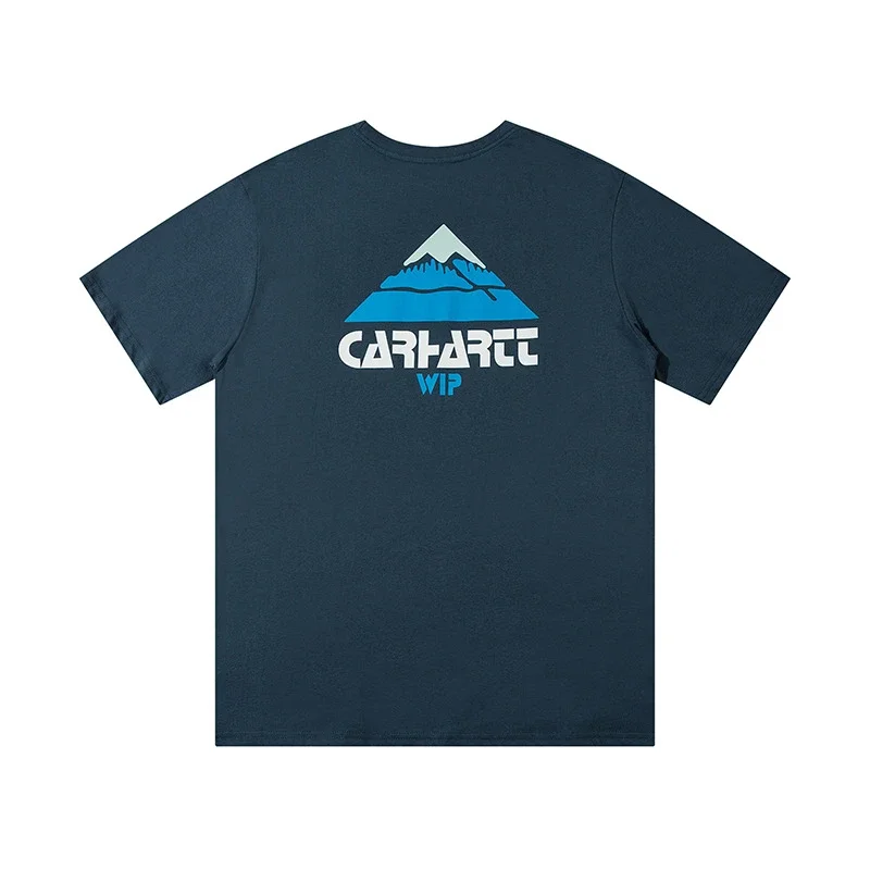 Kaha letter short-sleeved T-shirt for men and women