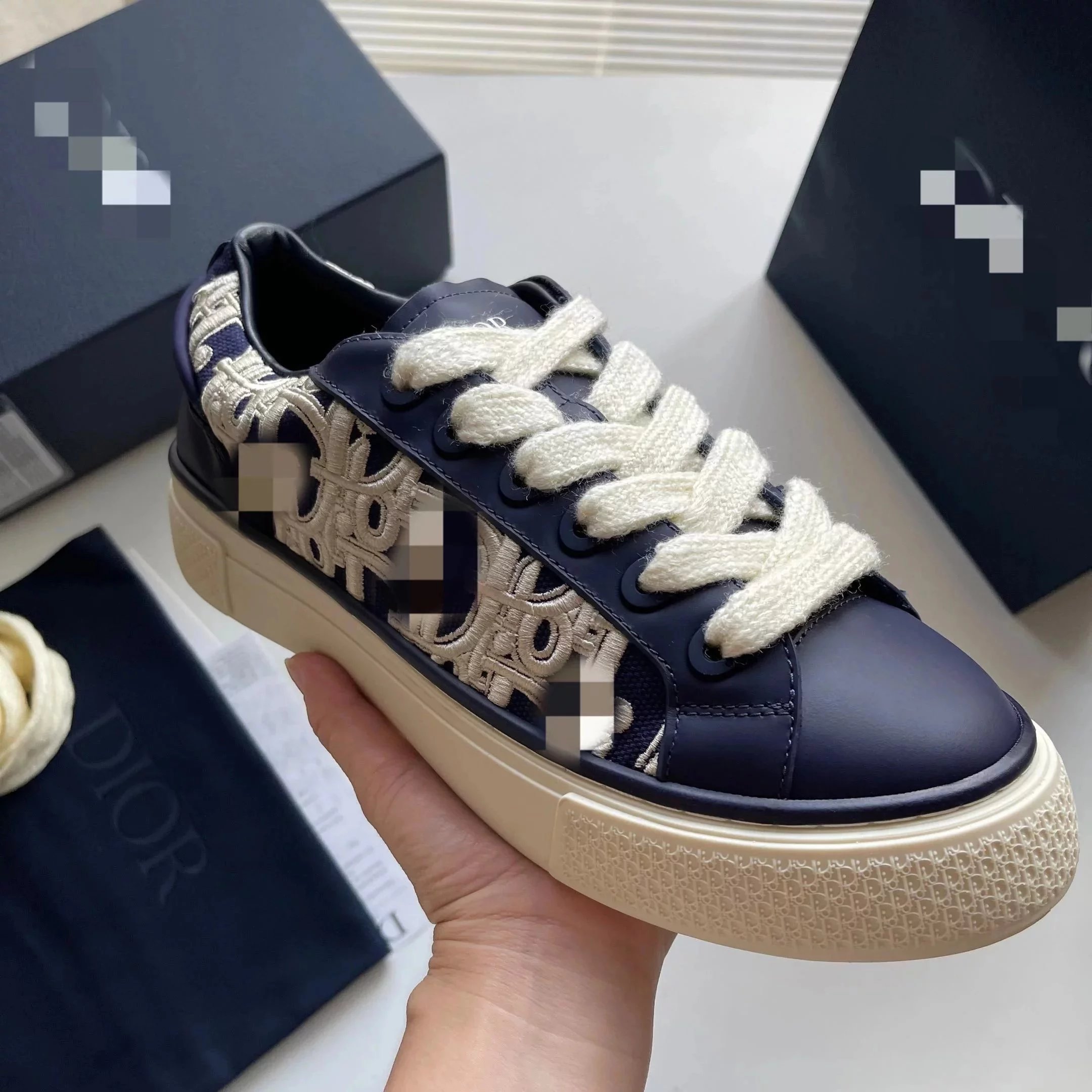 Deep Blue White 1