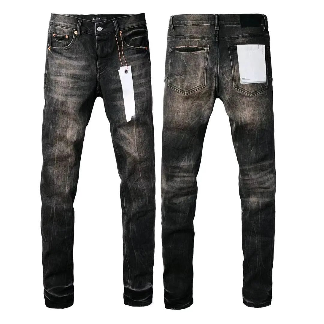 Purple Brand Jeans Distressed slim-fit — PD-K 68 High quality with label