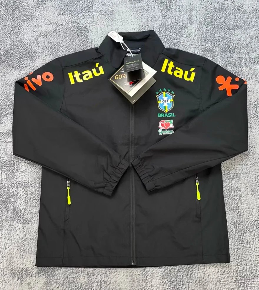 Brazil Black Stand Collar Style