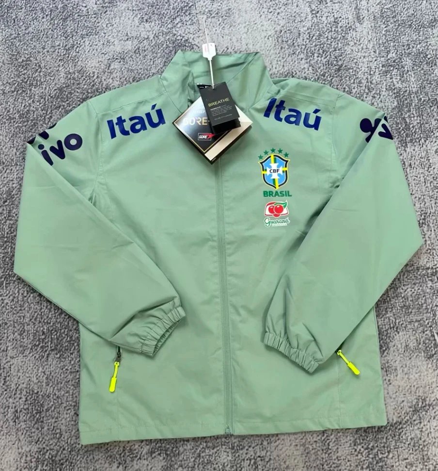 Brazil Green Stand Collar Style
