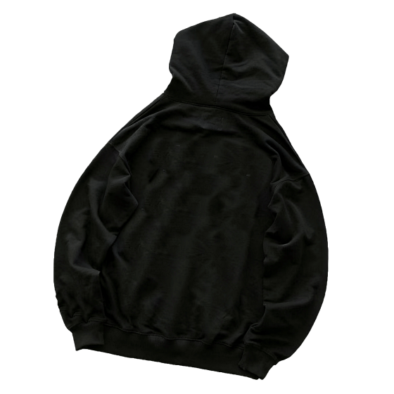 Left Hook Shoulder Line, Two Sides Sleeve Bottom Splicing, Different Color Two tone Cloth Collar Lock Hoodie Set 55042666