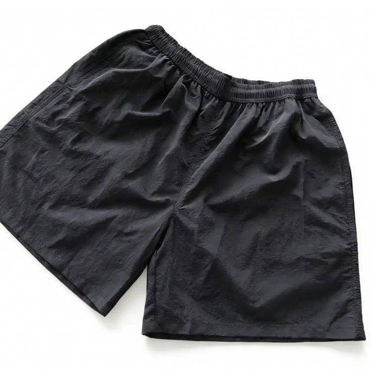 Black-Red Plaid Drawstring Two-Tone Combat Shorts 55020813