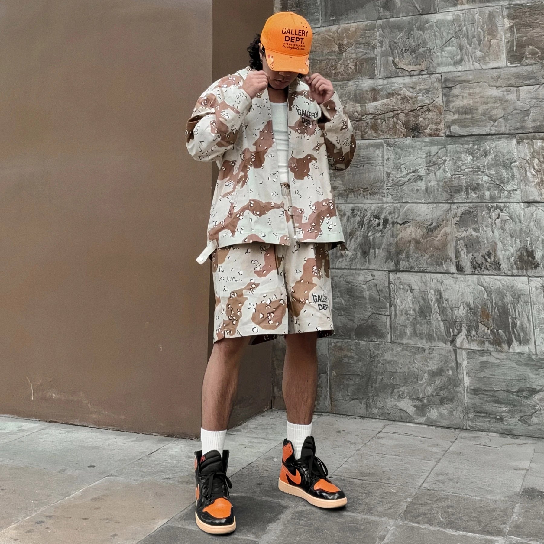 Gallery Dept. Utility Jacket Desert Camo Military Style