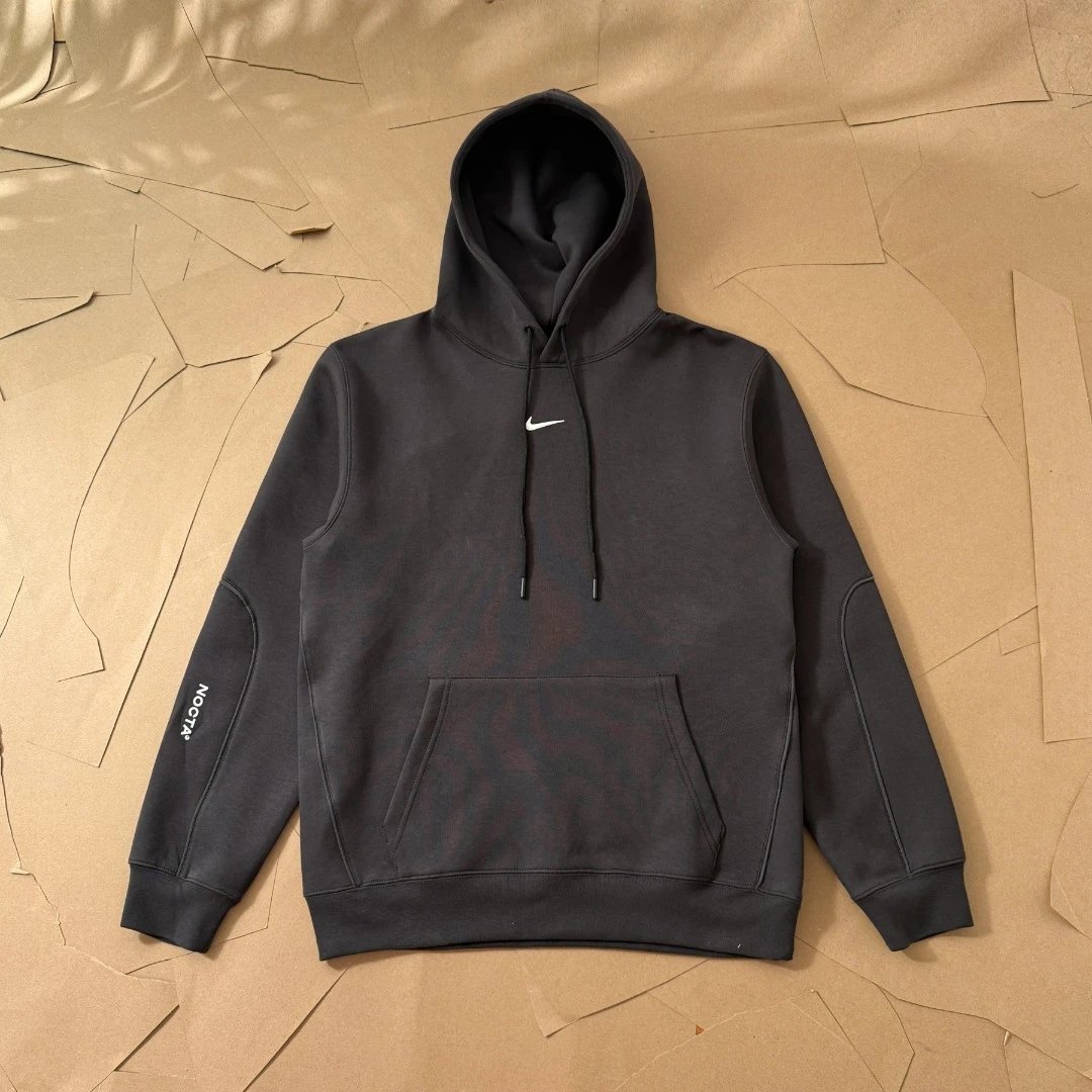 Nike Hooded Sweatshirt Gray Casual Pullover