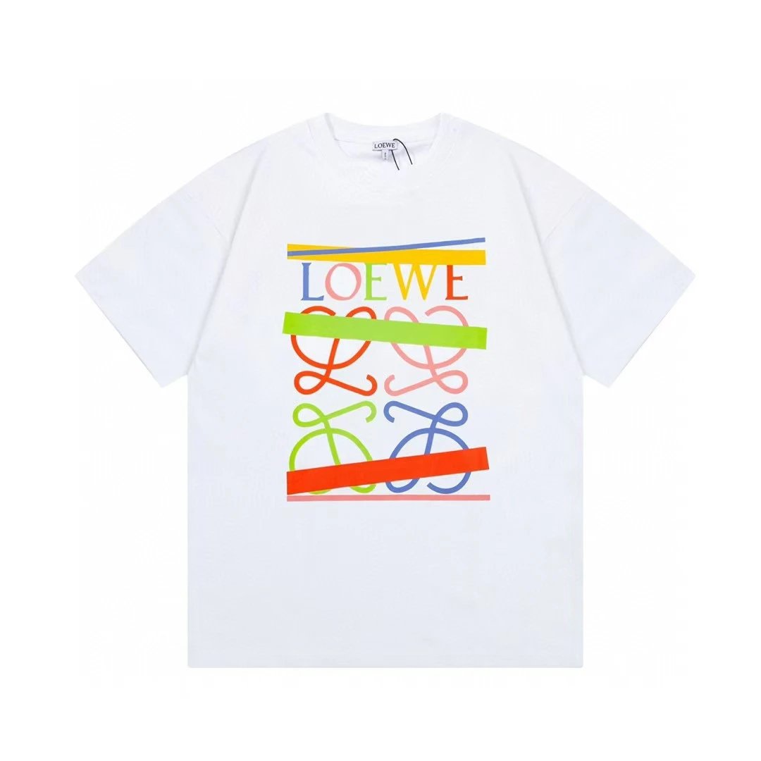 Loewe Graphic Print Multicolor Casual T-Shirt