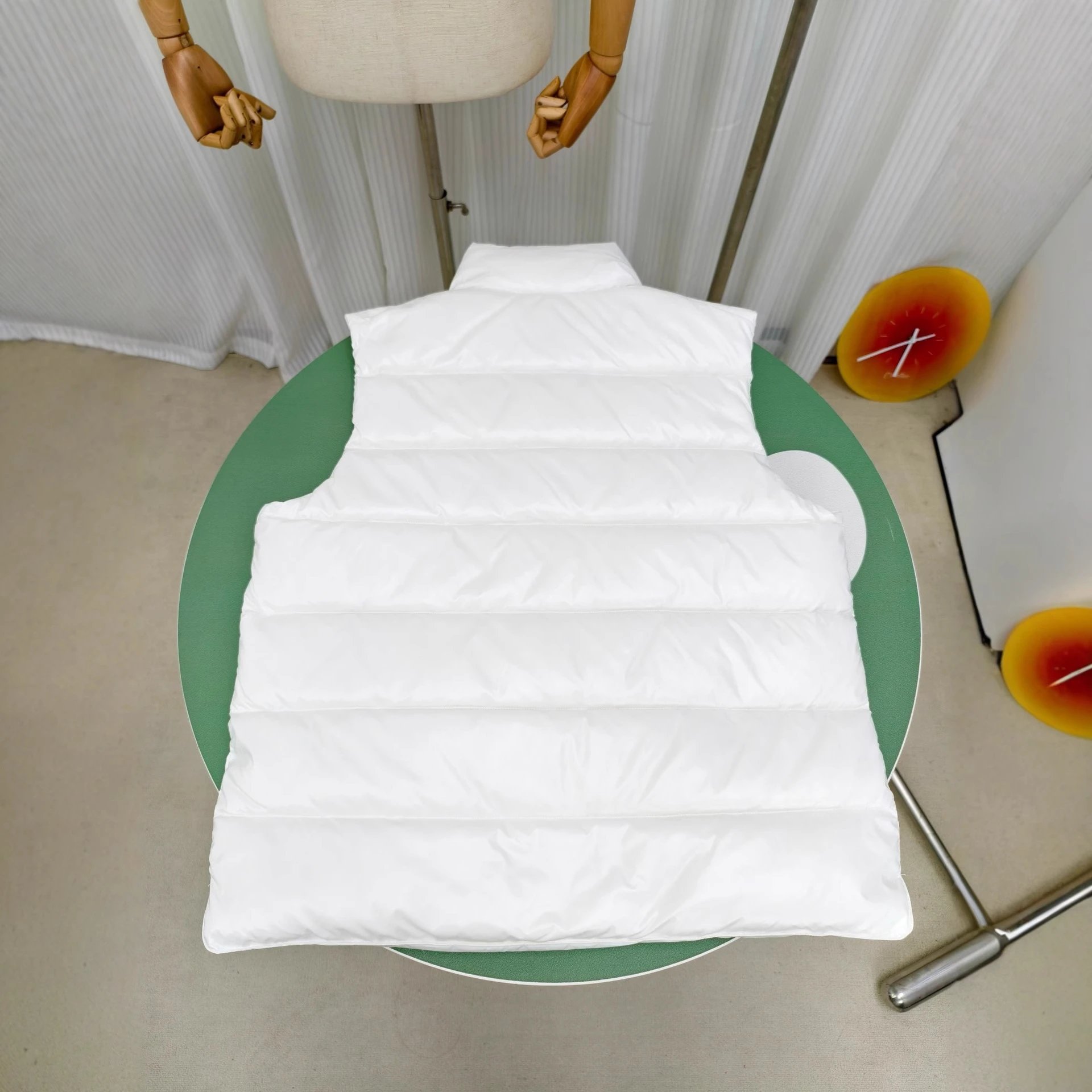 Moncler Maya White Quilted Puffer Vest