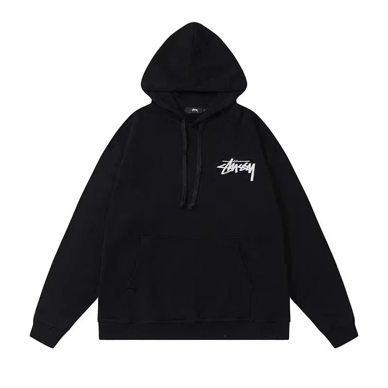Stussy Black Peace and Love Hoodie