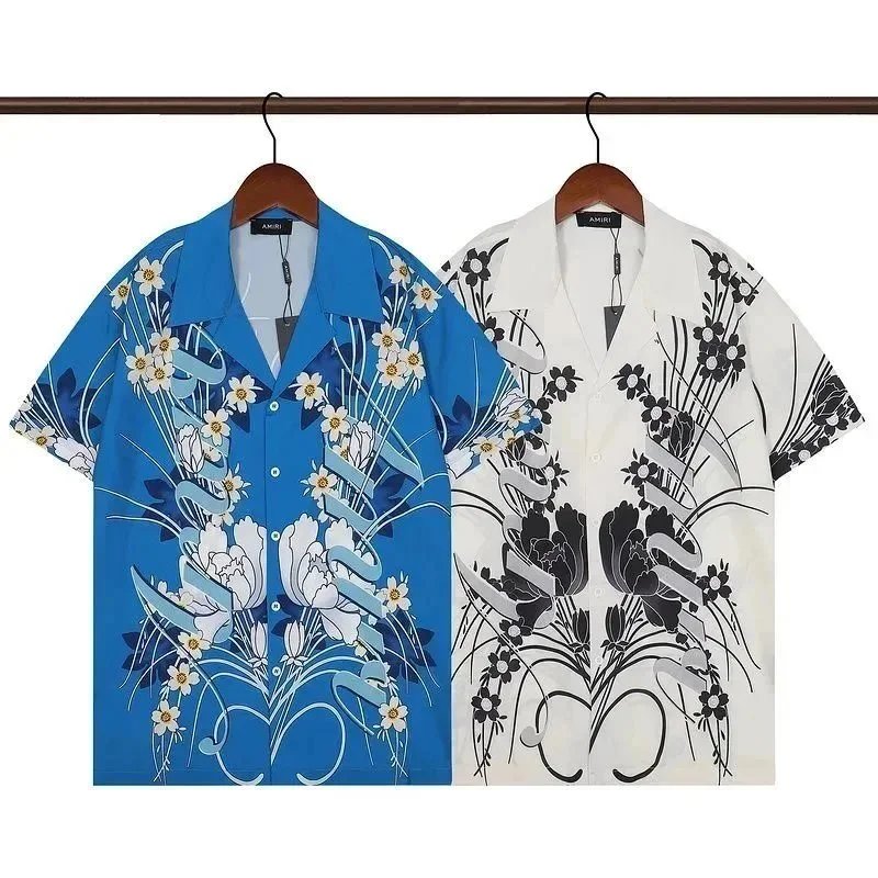 Amiri Short Sleeve Shirt Multicolor Graphic Print Casual