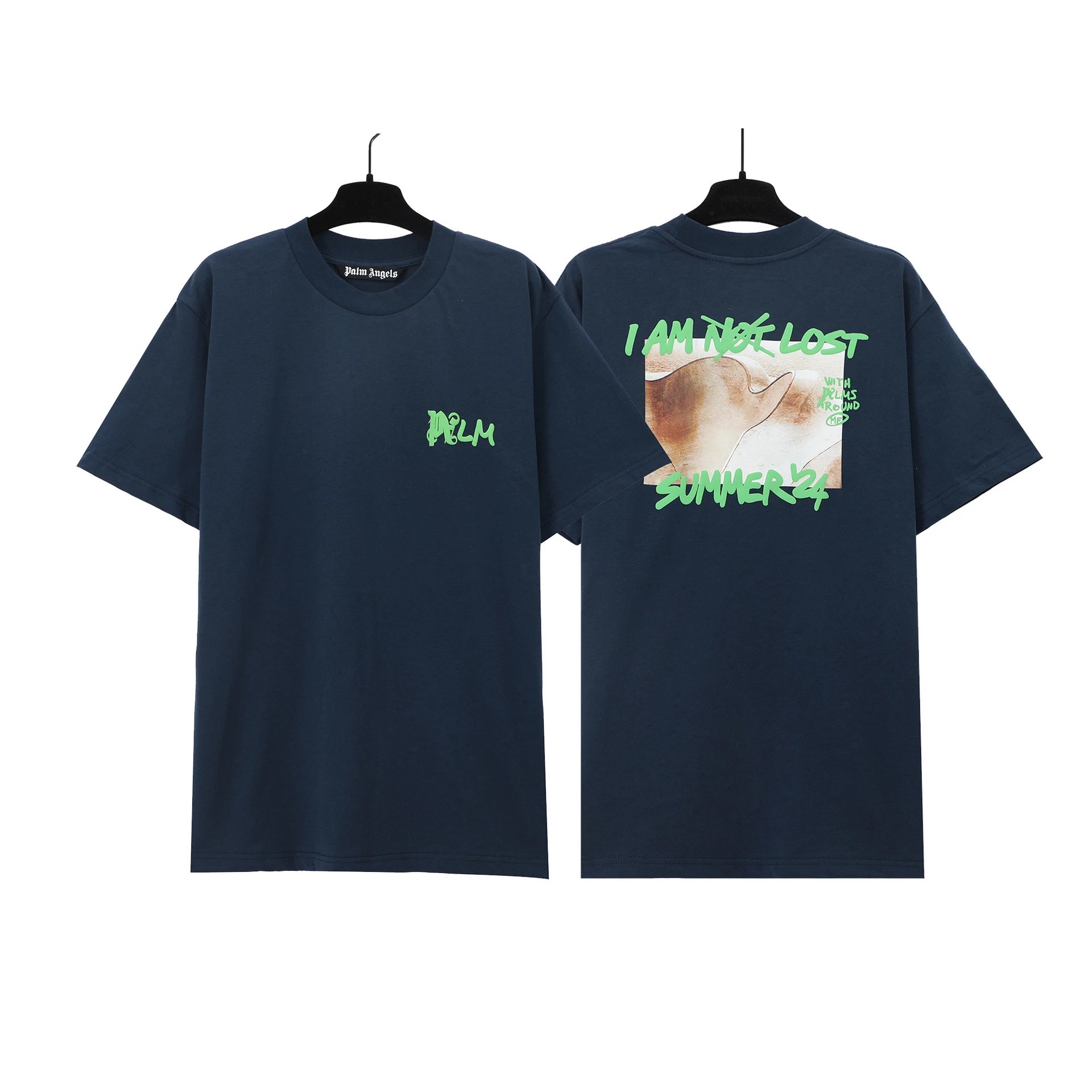 Palm Angels Firestarter White Flame Graphic T-Shirt