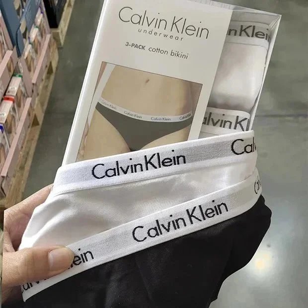 Calvin Klein Cotton Bikini Underwear Black White Gray Classic