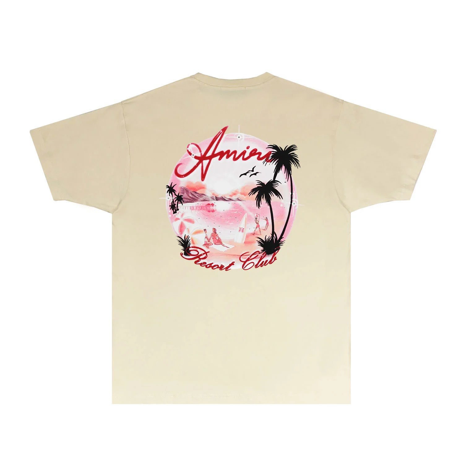 Amiri Resort Club Black Graphic Tee
