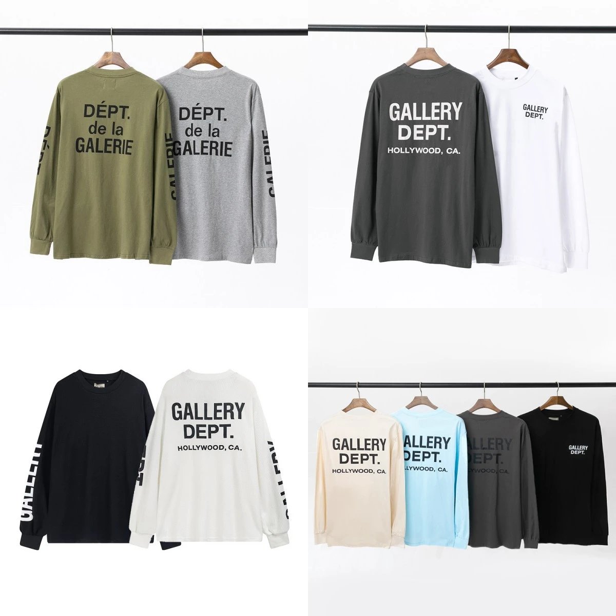 Gallery Dept. Printed Crew Neck Long Sleeve T-Shirt