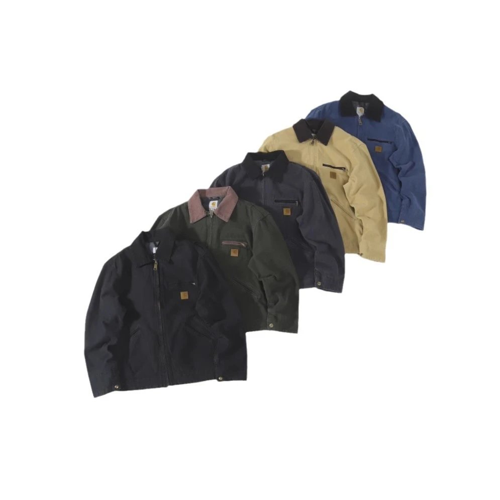 Carhartt Detroit Jacket Navy Beige Blue Black Olive Workwear