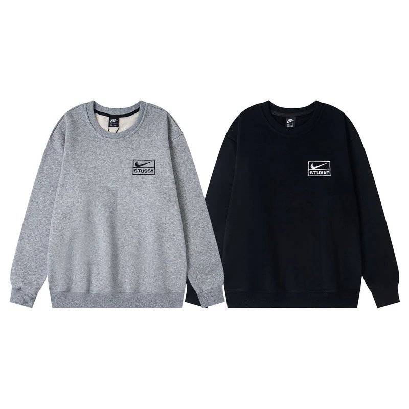 Printed versatile long-sleeved sweatshirt for men and women