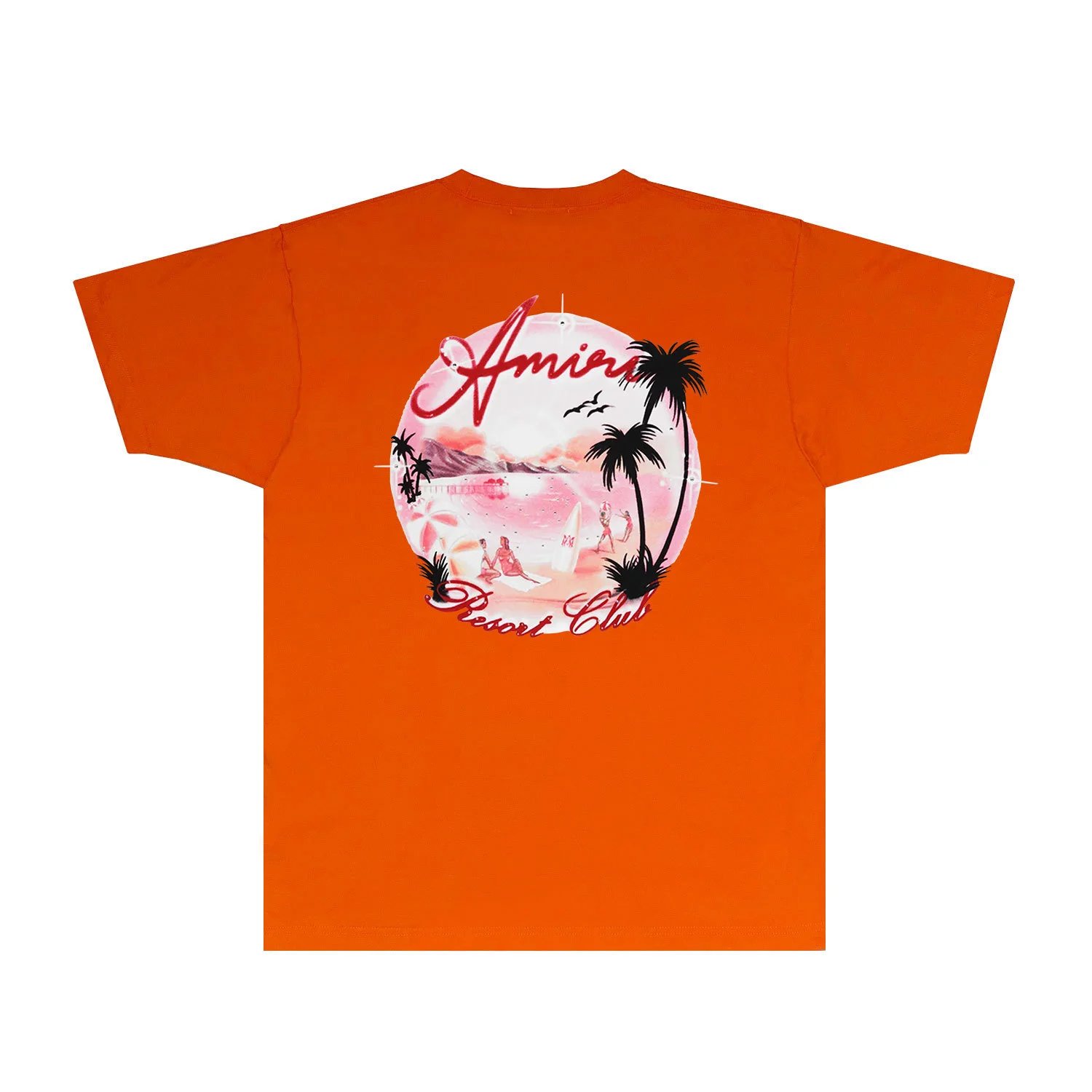 Amiri Resort Club Black Graphic Tee