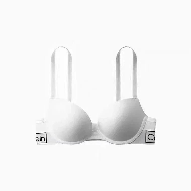 Calvin Klein Black Logo Print Bra And Brief Set