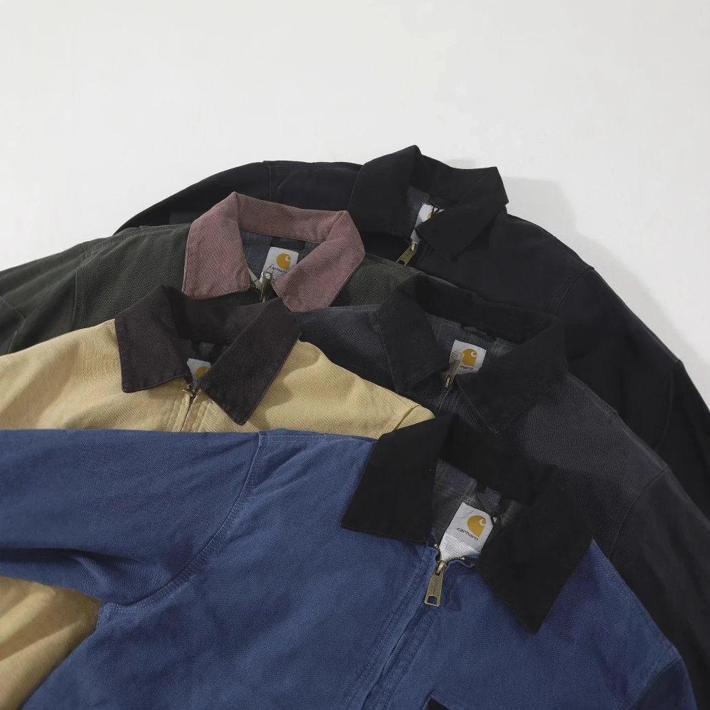 Carhartt Detroit Jacket Navy Beige Blue Black Olive Workwear